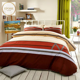 Rainbow Strip Duvet Set-EP-102